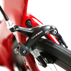 Vélo de course sur route léger 700C en fibre de carbone <span class=keywords><strong>SORA</strong></span> 18 vitesses avec frein V, jante en aluminium, pédale ordinaire - Product Image 5