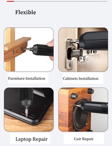 High-<b>Torque</b> Rechargeable Electric <b>Screwdriver</b> Set Mini Household Tools with Industrial Grade Battery-Powered Handheld Power Tool - Product Image 5