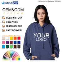 Sweat à capuche pour homme OEM, logo personnalisé, broderie 3D, impression à l'écran, gaufrage, 100% coton, poids lourd 400G, molleton français, streetwear surdimensionné