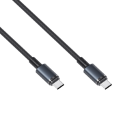 Cables de Aleación de Aluminio Premium de 2 m para Carga Rápida Tipo C USB C 100 W PD 27 W Tipo C a C Transferencia de Datos para IOS