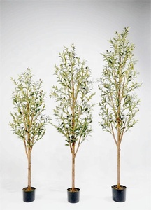 Árbol artificial de lujo realista, bonsái artificial, Planta artificial para restaurantes de interior y <span class=keywords><strong>exterior</strong></span>, pasillo de oficina de otoño Howels - Product Image 5