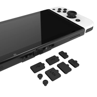 MD Brand 8in1 Bouchon en silicone Bouchons anti-poussière Set Interface USB HD Couvercle anti-poussière pour pour OLED