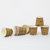 Gobelets en papier jetables à paroi simple pour café et thé chaud, biodégradables, recyclables, tailles personnalisées, pour fêtes, les plus vendus en 2026