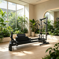 Cama de Pilates para Rehabilitación con Torre Espiral para Programas de Entrenamiento en Clínicas de Fisioterapia, Reformadores de Pilates