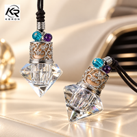 Flacon de parfum décoratif de luxe en verre, flacon de parfum vide orné, emballage personnalisé avec logo, vente en gros