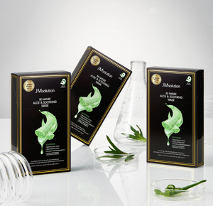Masque facial apaisant à l'aloe vera JMSOLUTION BE NATURE |   24ML*10EA |   Éclat Lumineux Hypoallergénique |   Hyaluronate de sodium |   K-beauty - Product Image 6