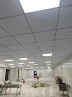 Panneau acoustique intérieur, plaque de plâtre, design de plafond, composants de plafond suspendu, cadres