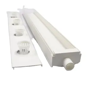 hot sales hydroponic PVC tubes and hydroponic channel for greenhouse hydroponic system from Chinese suppliers