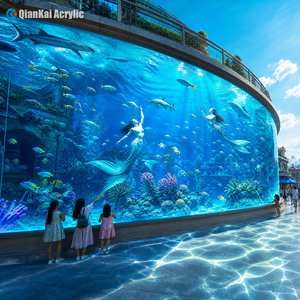 Tunnel Subacqueo in Acrilico di Grande Formato per Acquari Marini, Design Moderno <span class=keywords><strong>e</strong></span> Lussuoso con Trasmissione della Luce del 93%, Personalizzabile - Product Image 1