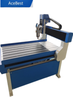 Machine de fraisage CNC AceBest 6060 avec moteur pas à pas pour la fabrication de panneaux publicitaires, le traitement artisanal et le traitement des produits en aluminium