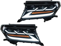 Conjunto de Faros Delanteros LED Modificados para Toyota Land Cruiser 2008-2015, Repuesto de Faros, Suministro de Fábrica, Autopartes -- Un Par