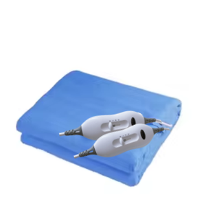 Couverture chauffante électrique 60W, <span class=keywords><strong>matelas</strong></span> chauffant, réglages de chaleur 0-1-2-3-0, tissu non tissé, <span class=keywords><strong>160</strong></span>*140cm, bleu, chauffage rapide, double - Product Image 1