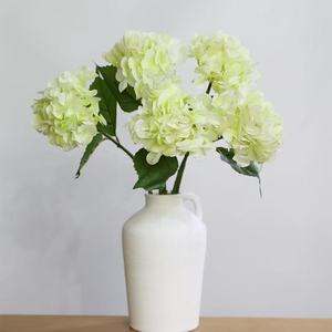 Fiore di Ortensia Artificiale Realistico al Tatto d'Acqua, Stelo Singolo di Ortensia Finta per Vaso da Soggiorno, Decorazione Floreale per Matrimoni - Product Image 5