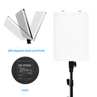 Lampe vidéo LED avec télécommande professionnelle, éclairage de panneau dimmable, lampe de remplissage pour studio photo et photographie en direct