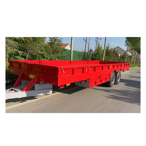 Remolque de Plataforma Baja de Servicio Pesado de 3 Ejes, 4 Ejes, 18 Metros, 40 Pies, 40 Toneladas, 60 Toneladas, Semirremolque de Plataforma Baja en Venta - Product Image 2