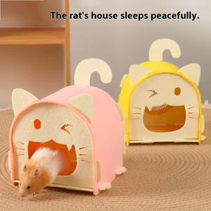 Nueva CASA DE ESCAPE Universal grande de fieltro sólido holandés para conejos bebés conejillos de indias hámsteres cuatro estaciones carcasa de animales pequeños - Product Image 5