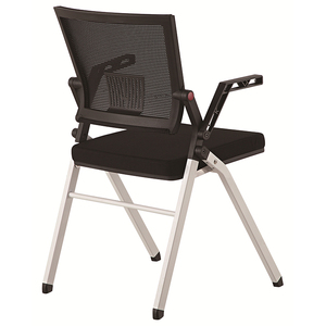 Fabricantes Suministro de alta calidad Marco de metal Reposabrazos plegables Sillas cómodas Respaldo inclinado Sillas de oficina duraderas - Product Image 4