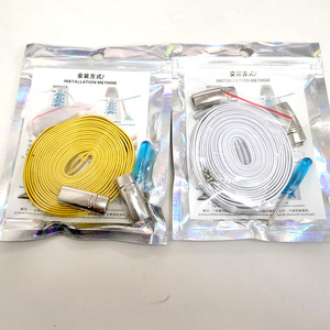Lazy Shoelaces Magnetic Buckle Set Orange Elastic Rope Sneakers <b>Boots</b> Casual Shoes Metal Hardware - Product Image 2