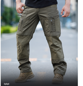 Pantalon tactique de travail et d'entraînement en camouflage Coyote Brown DFP00 pour activités extérieures, disponible en noir, vert et camouflage CP. - Product Image 5