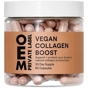 Complément de collagène naturel OEM avec vitamine C pour des cheveux, une peau et des ongles sains, comprimés de collagène, capsules blanchissantes - Product Image 1