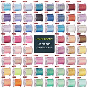 0.8mm 25m or argent bijoux à bricoler soi-même cordon fil pour Bracelet perles point de croix couture broderie tricot artisanat tricot à la main - Product Image 4