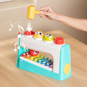 2024 Musical bébé sensoriel Montessori jouets arc-en-ciel 8 tons <span class=keywords><strong>Xylophone</strong></span> jeu pour bébé - Product Image 2