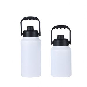 Bouteille isotherme en acier inoxydable de grande capacité 3,8 L (128 oz) avec compartiment pour glaçons – Carafe à eau froide - Product Image 4