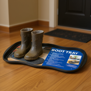 Bac à chaussures 75,5 cm avec drainage pour bottes et chaussures, usage intérieur - Product Image 3