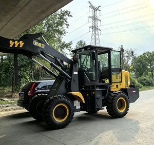 Wheeled Diesel Loading Machine for Rural Infrastructure LW180FM 1.8Ton Front & Mini Loader with 1m <b>Bucket</b> Capacity Bearing - Product Image 2