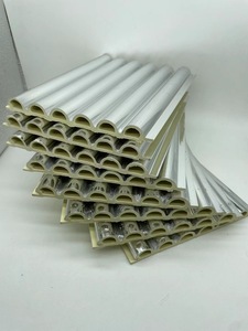 Kết cấu mới có độ bóng cao được nhân đôi ARC WPC wallboard tường trong nhà trang trí nội thất tấm rãnh PVC claddings 3D lưới - Product Image 2