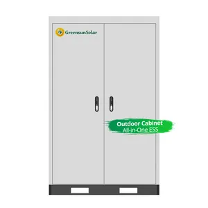 Système de batterie de stockage d'énergie 50KWH 100KWH 200KWH système de batterie au lithium-ion LiFePO4 30KW 50KW 100KW PCS onduleur avec armoire