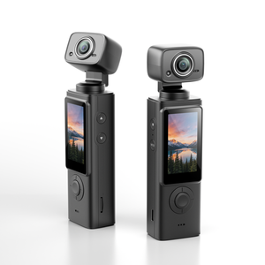 Caméra d'action de poche <span class=keywords><strong>HD</strong></span> 2K 270 °   Caméra Wi-Fi Rotative avec Stabilisateur Gimbal Autofocus, Enregistreur de Conduite, Caméscope Portable pour Sports de Plein Air - Product Image 1