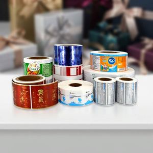 FX 100% Waterproof & Tearproof <b>Vinyl</b> <b>Self</b> <b>Adhesive</b> <b>Roll</b> Labels Custom Printed Stickers for Promotion and Food Use - Product Image 2