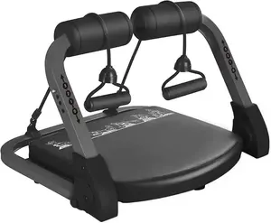 Wellshow Ab Cruncher Machine con macchina per esercizi addominali Crunch panca attrezzatura da palestra