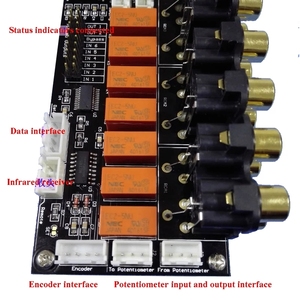Remote Sound Source Switching 6-way <strong>Audio</strong> <strong>Input</strong> 2 Way Output Signal <strong>Selector</strong> Switching Encoder Board - Product Image 4