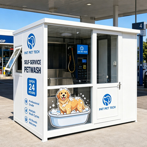 Kiosco de Lavado de Perros de Acero Inoxidable Comercial Personalizable OEM con Sistema de Pago NAYAX - Product Image 1