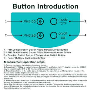 Nieuwe Groothandel Multifunctionele 4-In-1 Ec/Opr/Ph/Temp Thermometer Digitale Display Waterkwaliteit Tester - Product Image 5