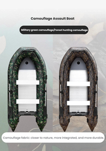Gommone d'Assalto Mimetico Verde Rinforzato Resistente all'Usura - Product Image 5