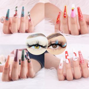 Durable 7-10 jours presse sur les ongles et les cils nouvelle arrivée bricolage presse sur les ongles et les cils - Product Image 2