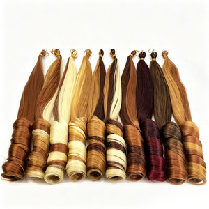 Capelli per intrecciare 150g, stile Pony, con onde sciolte, ricci a spirale, ricci alla francese, a trama singola, non tinturabili - Product Image 4