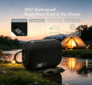 Altavoz Inalámbrico USB Impermeable IP67 de 10-30W con Sonido Estéreo 5.4, Banco de Energía de Emergencia, Radio con Tarjeta TF, Pantalla Digital, <span class=keywords><strong>24H</strong></span> - Product Image 2