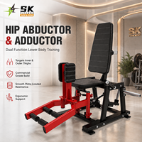 Machine à abductions de la hanche SK Commercial à charge par plaques pour exercices des cuisses intérieures et extérieures, équipement de fitness pour centre sportif