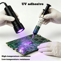 Perekat Epoxy UV Ramah Lingkungan Kekuatan Tinggi Laris Manis, Kit Resin UV Mewah untuk Perbaikan Motherboard Elektronik