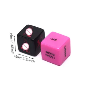 5pcs quan hệ tình dục xúc xắc vui vẻ dành cho người lớn tình yêu sexy tư thế vài người yêu thích trò chơi đồ chơi Quà tặng dices với túi màu đen - Product Image 4