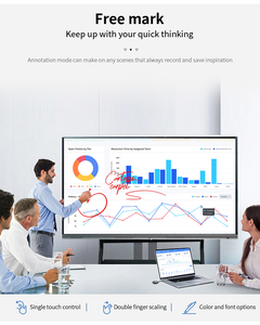 Tableau blanc interactif intelligent avec <span class=keywords><strong>PC</strong></span> <span class=keywords><strong>OPS</strong></span> double système d'exploitation pour salle de réunion, école, tableau numérique interactif pour salle de classe - Product Image 6