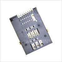 WECONN WL-SIM750-003-NA1 6PIN+2 1.80mm Connettore SIM SMT Push-Push ad Alta Temperatura con Contatti Placcati in Oro LCP Personalizzabile