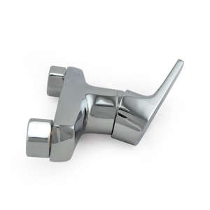 Grifo de Baño Clásico de Latón de Proveedor de Artículos Sanitarios, Mezclador Cromado Pulido con una Sola Manija, Bloque Desviador, Válvula de Cerámica para Apartamento - Product Image 3