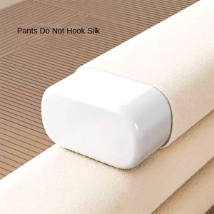 Perchas de Terciopelo Resistentes para Pantalones con Barra Antideslizante de 35 cm, Gancho Giratorio para Ropa de Adulto, Percha Individual Acolchada para Pantalones - Product Image 5
