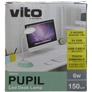 Rechargeable 6W 150Lm Dimmable LED <b>Touch</b> <b>Table</b> <b>Lamp</b> Desk <b>Lamp</b> - Product Image 3