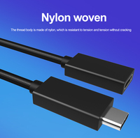 Câble de données USB PD 5A 100W prenant en charge 4K/60Hz USB 3.2 Gen2 Type C mâle vers Type C femelle, câble d'extension pour téléphones mobiles et ordinateurs portables